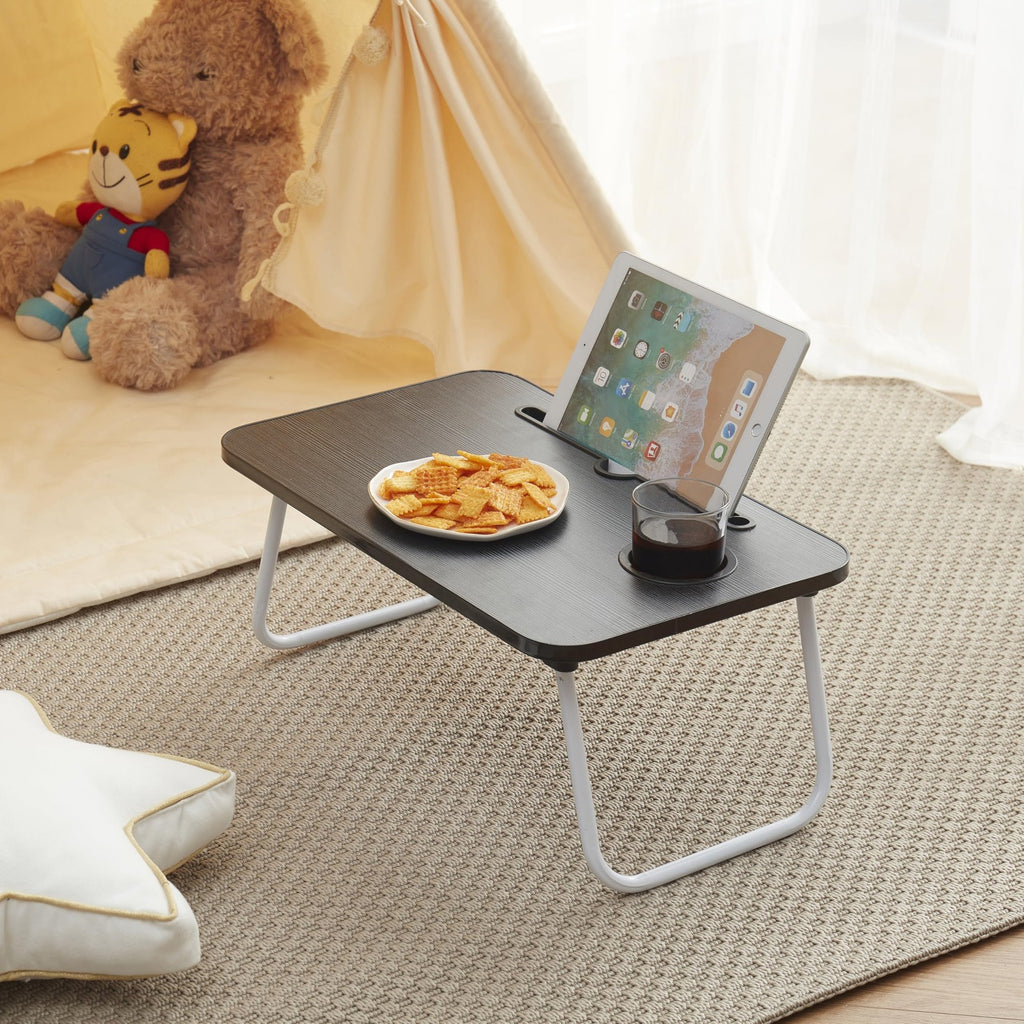 Laptop Bed Tray Table, Laptop Stand, Portable Lap Desks with Foldable Legs, Read