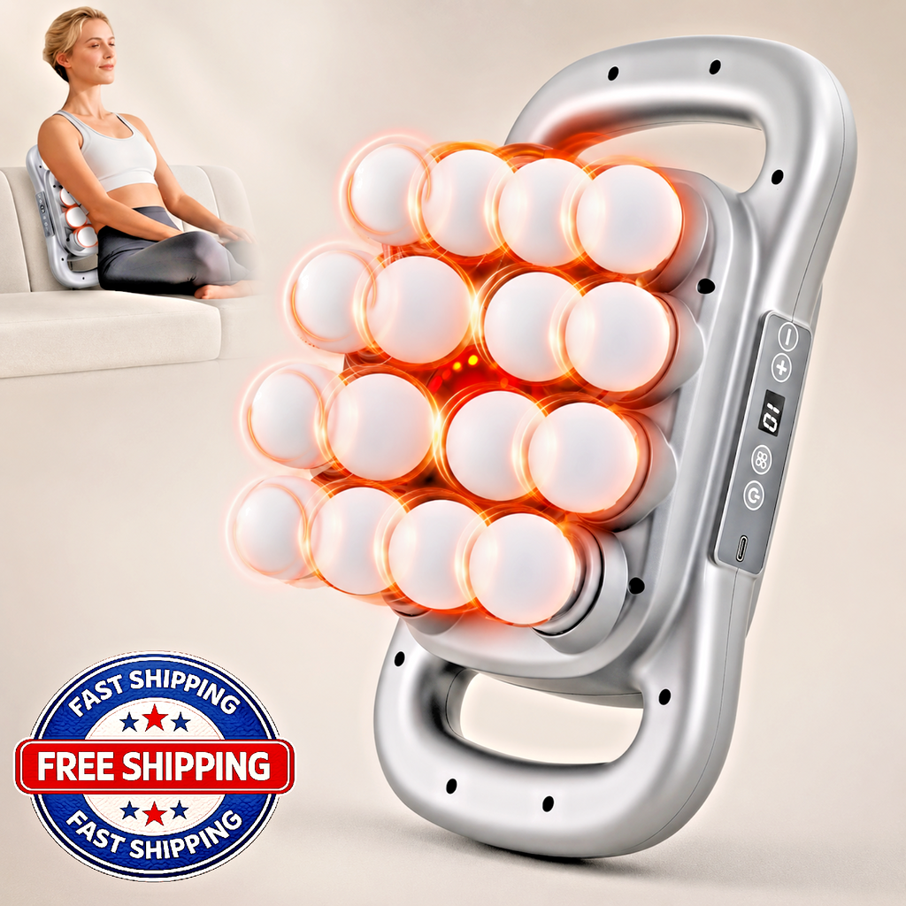 ZEDRIWELL 16-Head Massage Gun Set, Deep Tissue Percussion Massager with 9 Modes
