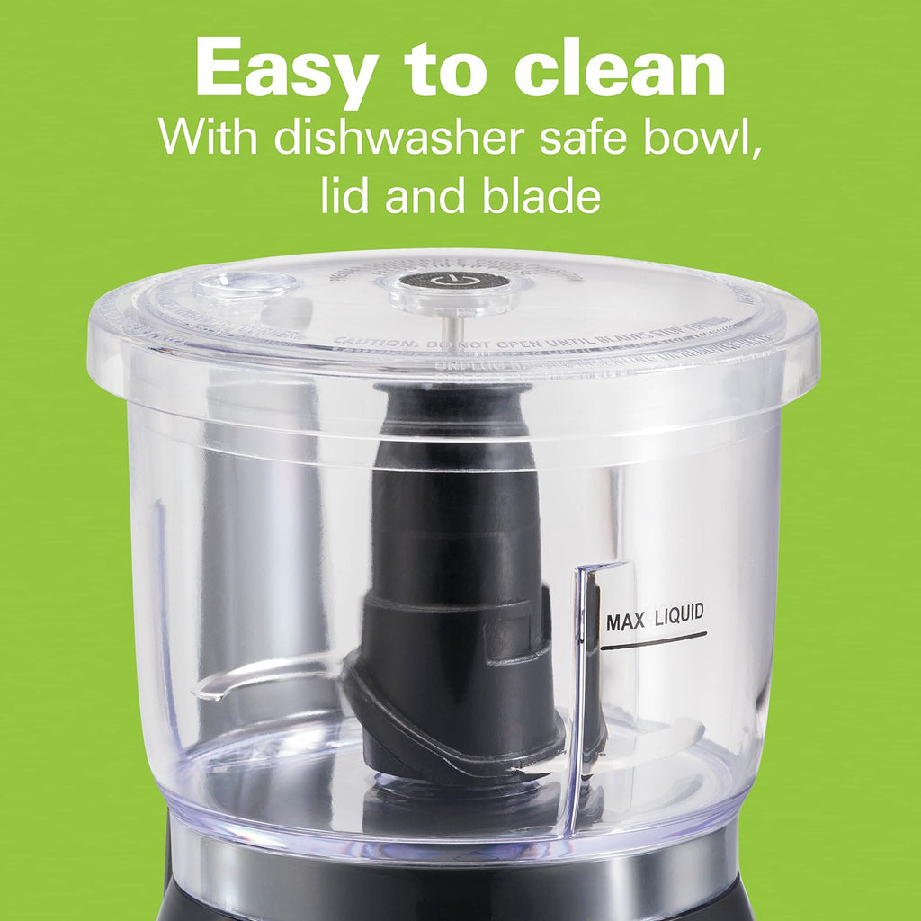 Hamilton Beach Electric Vegetable Chopper & Mini Food Processor 3-Cup, 350 Watts