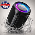 Bluetooth Speaker IP67 Waterproof 15W Stereo Sound RGB Portable Audio