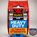 Scotch Heavy Duty Packing Tape w/ Dispenser 1.88 in x 27.7 yd Clear Roll
