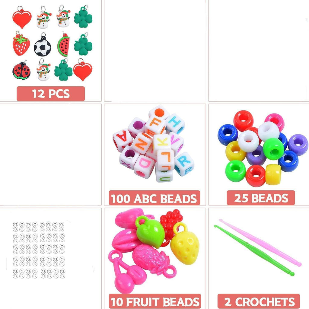 JIYAKO Rubber Band Bracelet Kit 2000+ Pieces DIY Jewelry Making Set Kids Craft