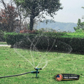 Kadaon 360° Rotating Lawn Sprinkler Adjustable Weighted 3/4" GHT Garden
