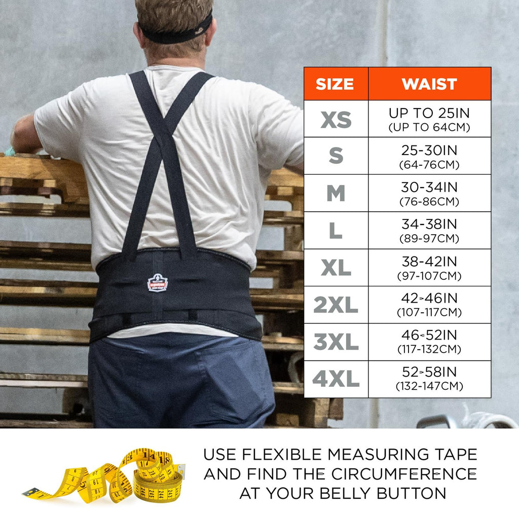 ProFlex Back Support Belt Adjustable Lumbar Brace Work Lifting Comfort XL