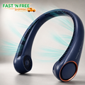 Morelax Bladeless Neck Fan Rechargeable 360 Cooling Hands-Free Quiet Travel