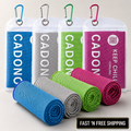 CADONO Cooling Towels 4 Pack Breathable Ice Towel for Gym Sports Heat Relief