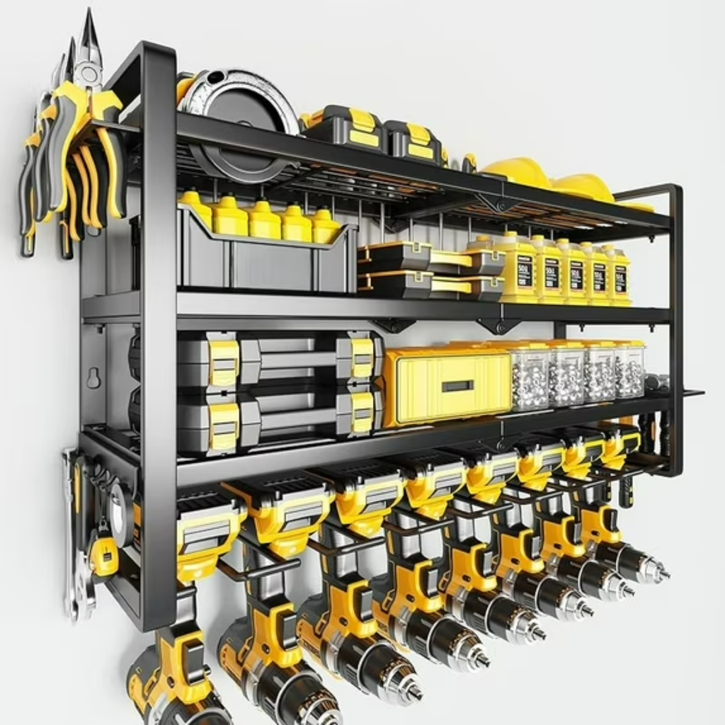 AZERPIAN Tool Organizer Heavy Duty Power Wall Mount for Drill and Cordless Tools