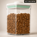 Dog Treat Container Airtight 1.3Qt BPA-Free Stackable Pet Food Jar