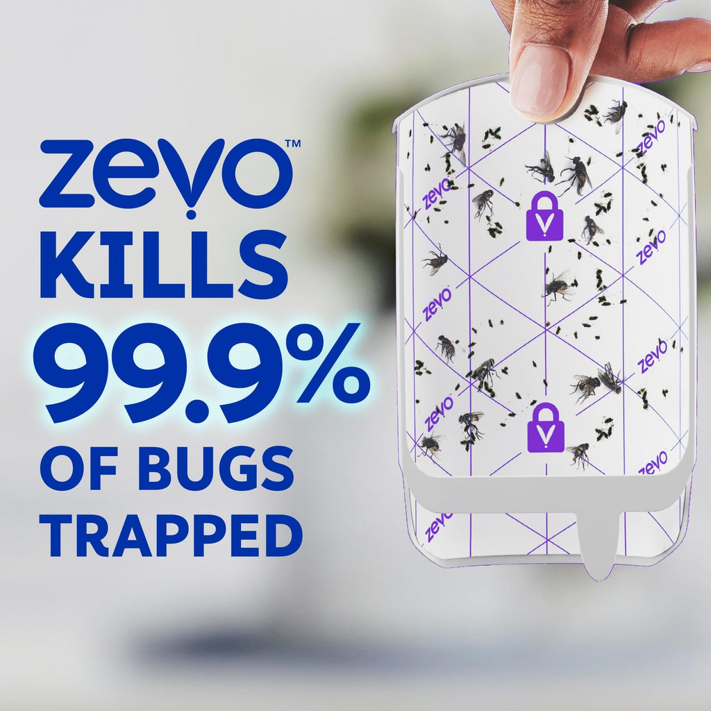 Zevo Flying Insect Trap Full Size Plug-In + 1 Cartridge Flies Gnats Indoor