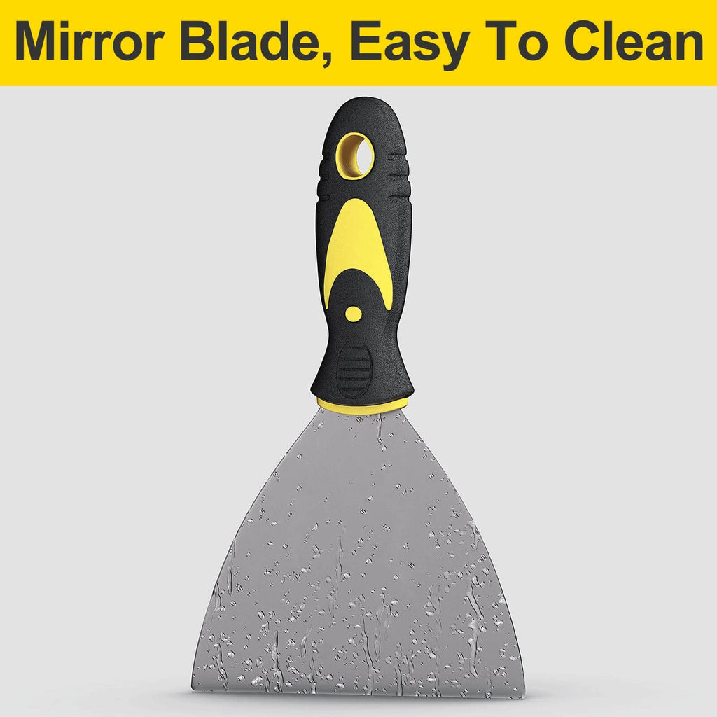 Putty Knife Set 5Pc 1–5 Inch Stainless Steel Paint Scraper Drywall Spackle Tool