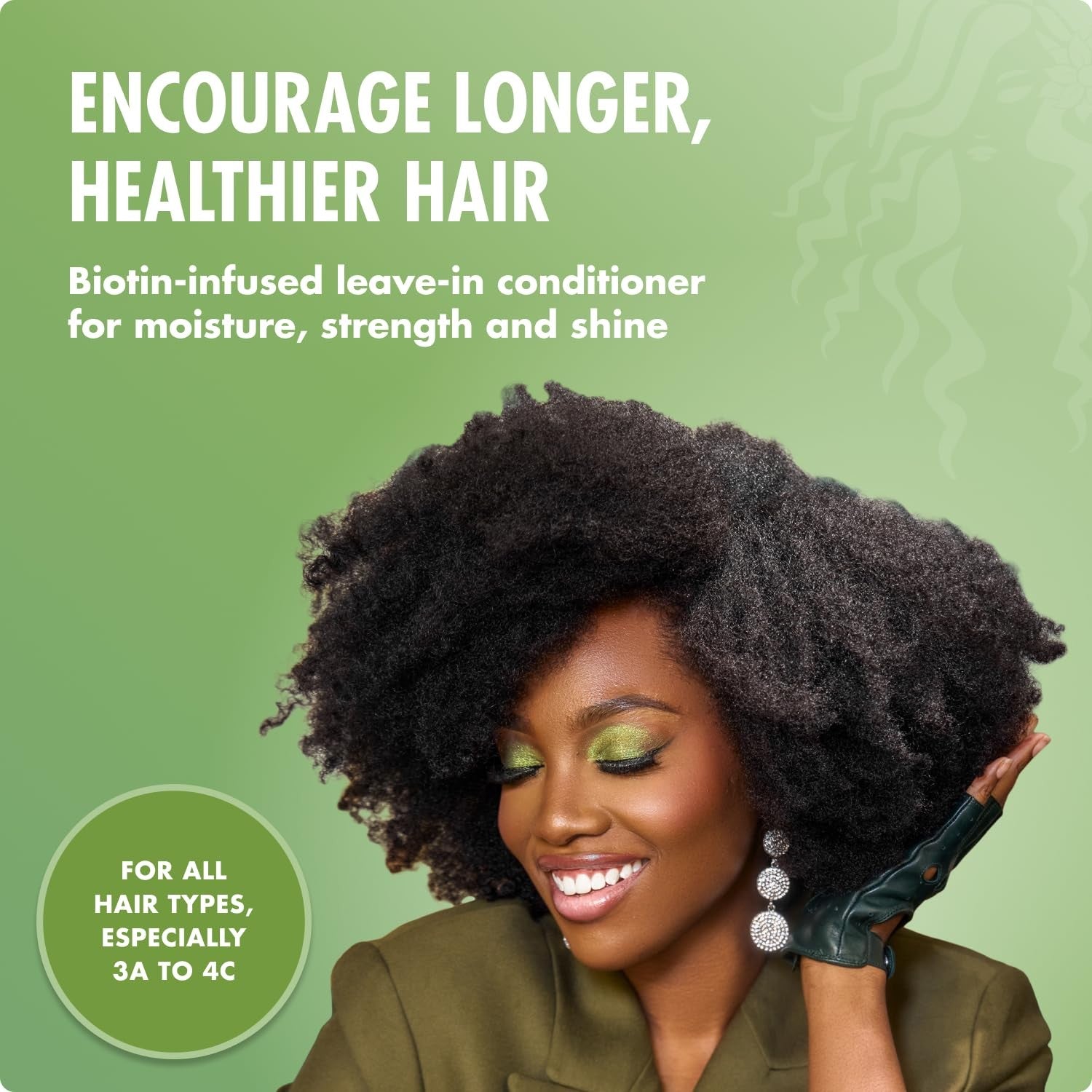 Mielle Organics Leave In Conditioner Hydrating Strengthening Hair Care Daily Use
