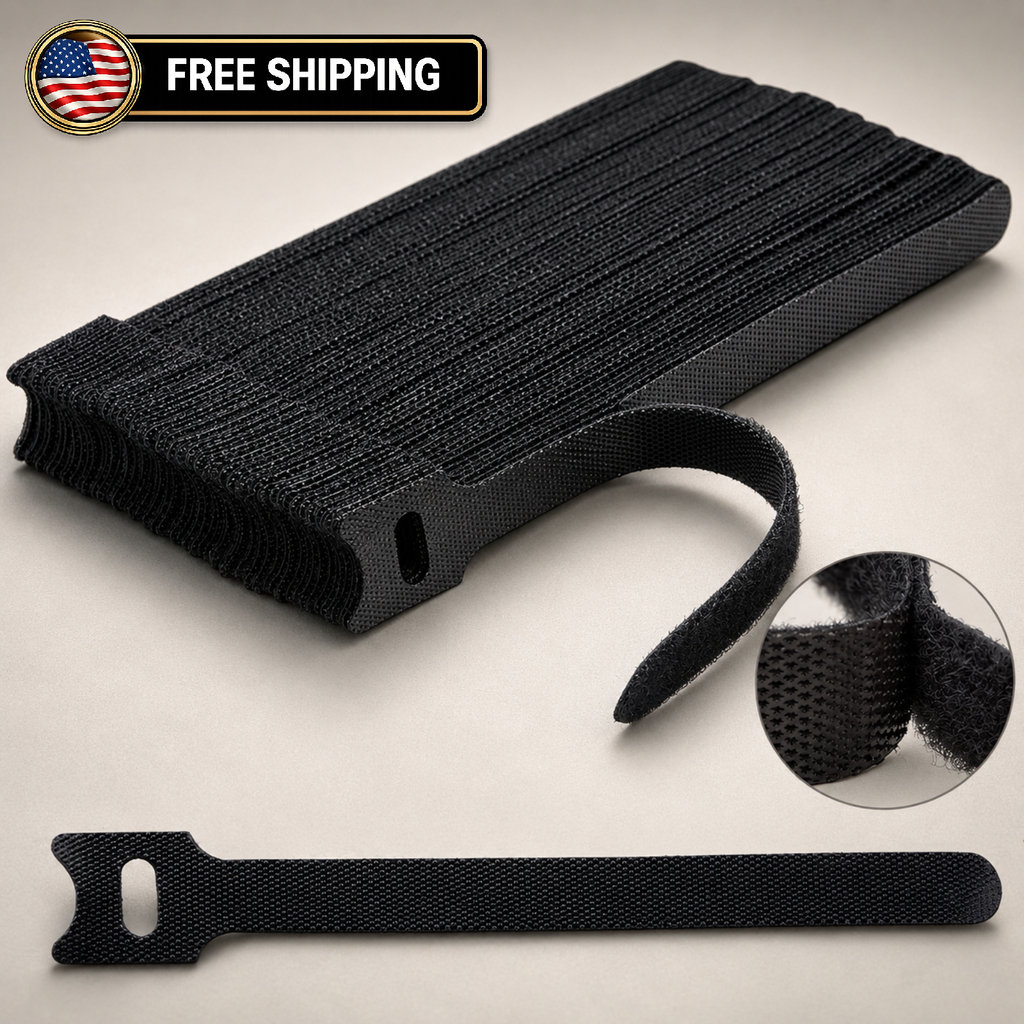 60 PCS 6 Inches Reusable Cable Ties, Adjustable Cord Straps Wire Organizer Cord