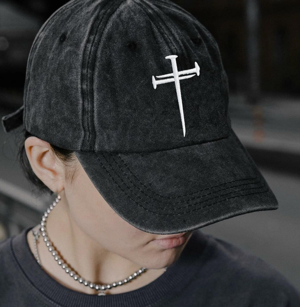 Christan Jesus Cross Baseball Cap Embroidered Dad Hat Adjustable Fashion Hats