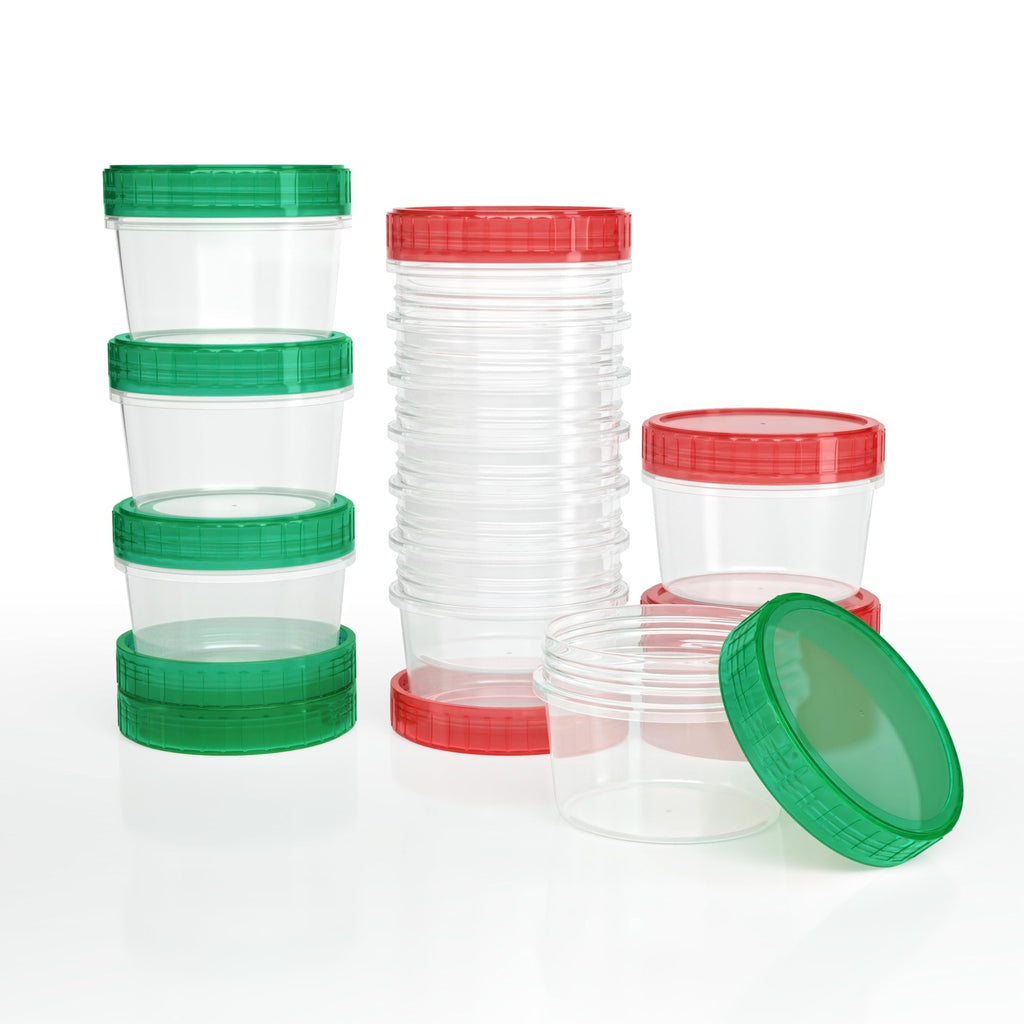 SGKSUN 2oz Sauce Containers 12 Pack Leak Proof Dressing Cups Meal Prep Lids