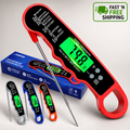 Digital Meat Thermometer Instant Read Waterproof Backlight Kitchen Grill Cooking