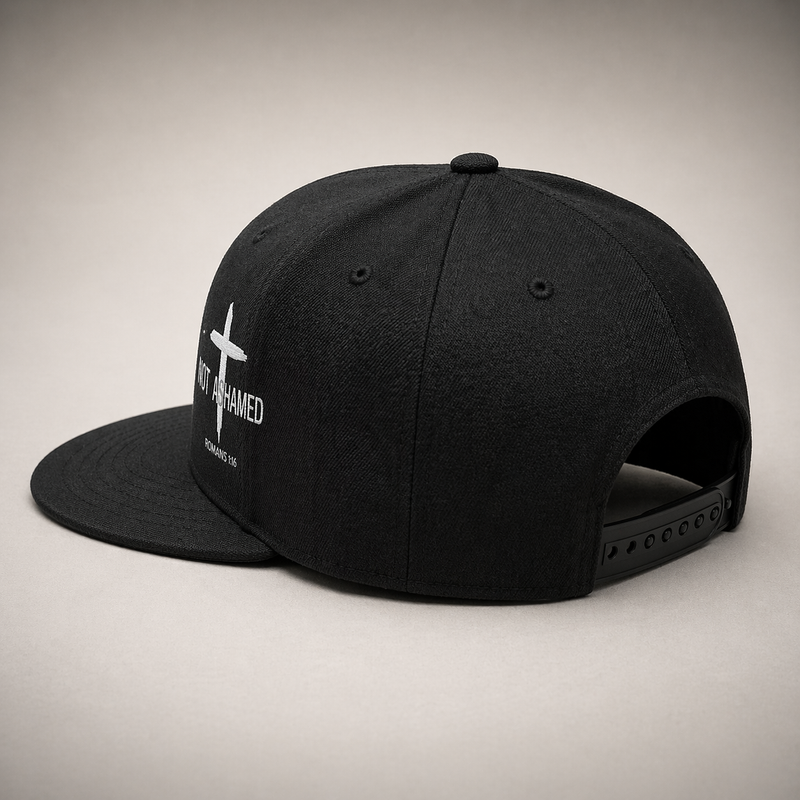 Christian Flat Bill Hat Jesus Cross Snapback Faith Cap Streetwear Daily Use