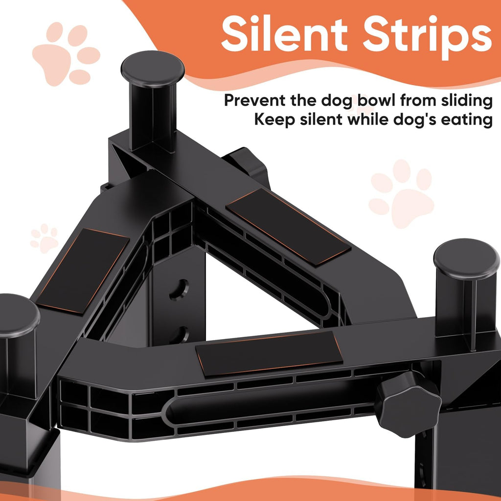 XIAZ Dog Bowl Stand Elevated Food Water Bowl Holder for Large Medium Small Sized