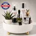 Anyoifax Makeup Perfume Organizer Tray 360 Degree Rotating Lazy Susan Skincare