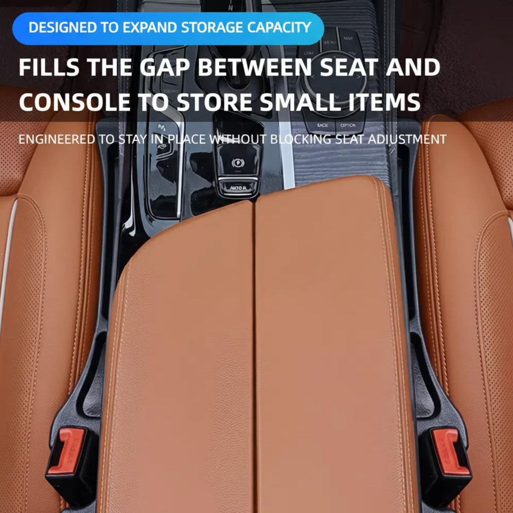 2 Pack Car Seat Gap Organizer, Seat Gap Filler Plug for Cars Prevents Lost Items