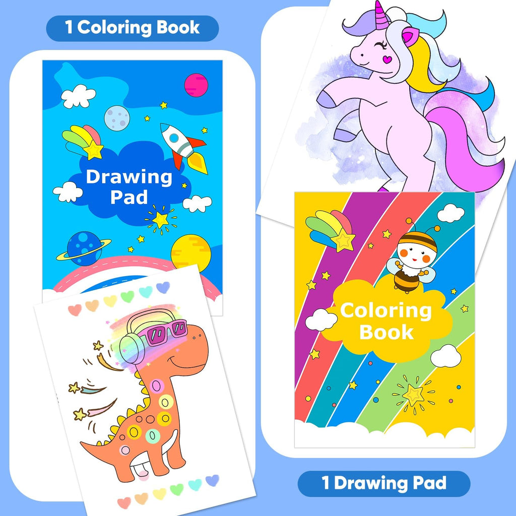 149 Piece Art Set Drawing Kit Painting Supplies w Case Coloring Book
