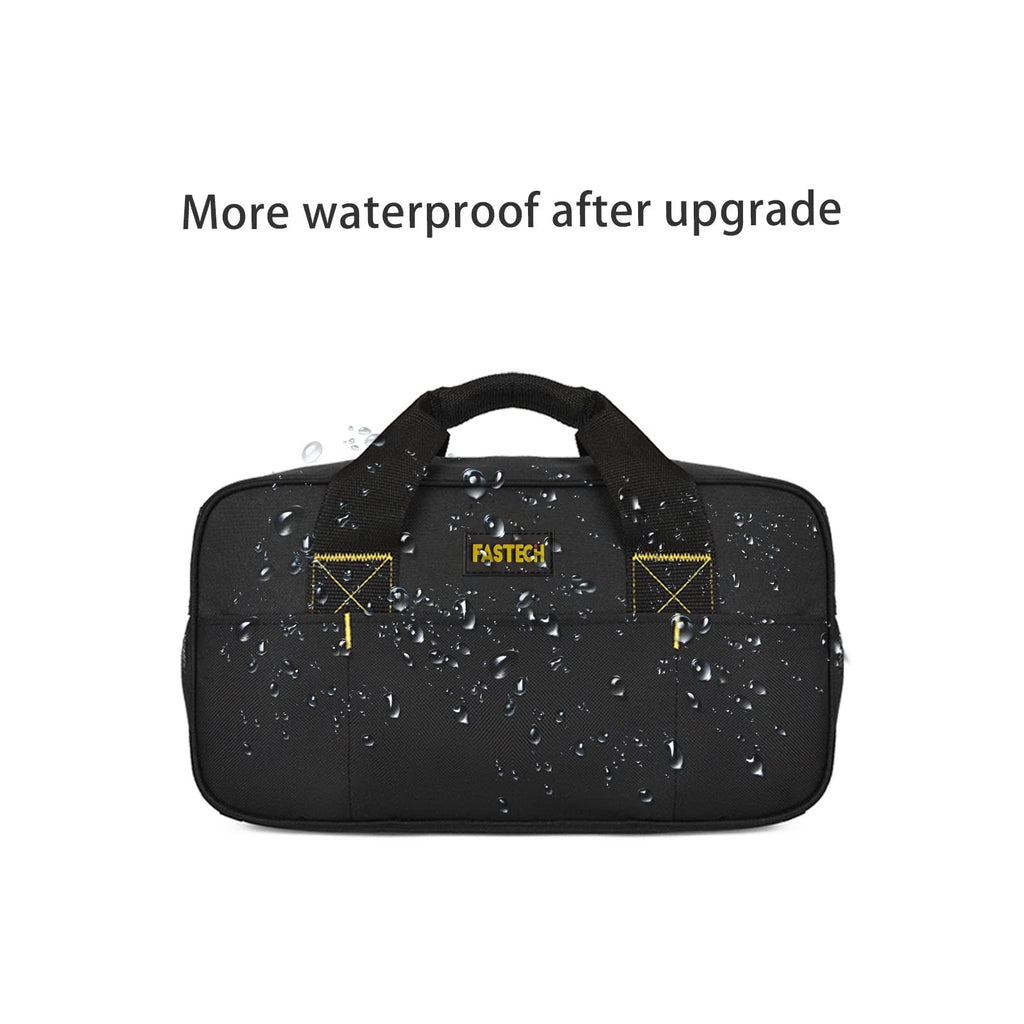 FASTECH Tool Bag 14 Inch Wide Mouth Waterproof Tool Organizer Tote for Work