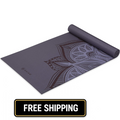 Gaiam Yoga Mat 5mm Non-Slip Yoga Mat 68×24 Exercise Mat for Yoga Pilates Workout