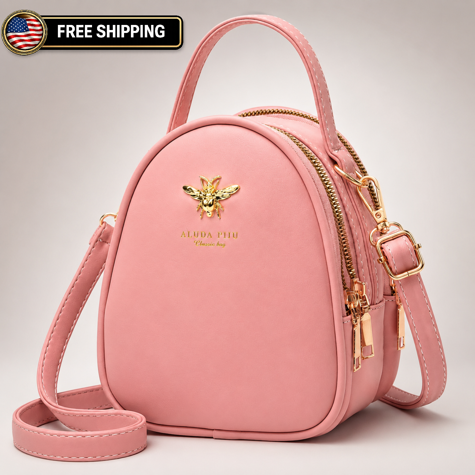 Women Small Crossbody Bag Faux Leather Phone Purse Wallet Messenger Bag
