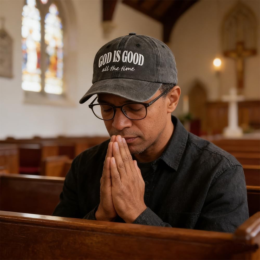 Christian Gifts for Men Women God is Good Jesus Hat Baseball Cap Mothers Fathers
