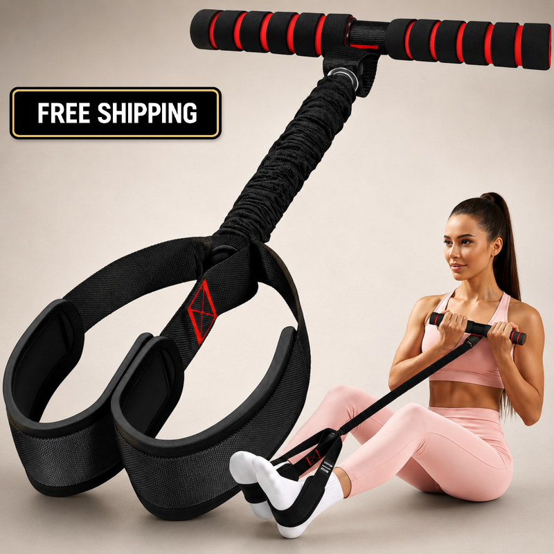 UZTUGG Pedal Resistance Bands with Handles Upgrade Women Exercise Bands Training