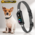 No Shock Bark Collar Small Dogs Beep Vibration Humane Waterproof Rechargeable