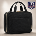 BAGSMART Travel Toiletry Bag Hanging Organizer Water Resistant Cosmetic Bag