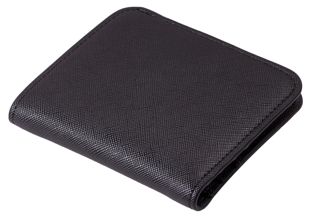 Toughergun Slim RFID Leather Wallet for Women Compact Bifold ID Coin Zipper