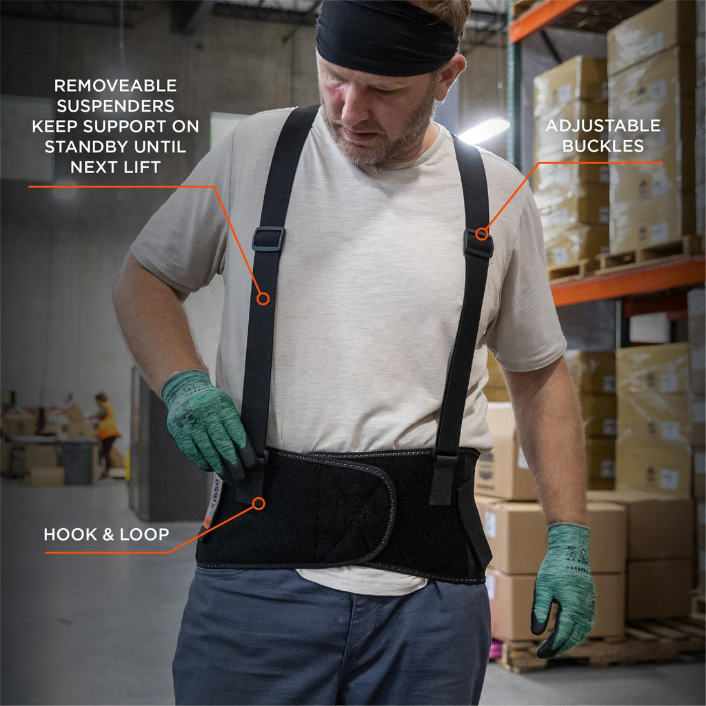 ProFlex Back Support Belt Adjustable Lumbar Brace Work Lifting Comfort XL