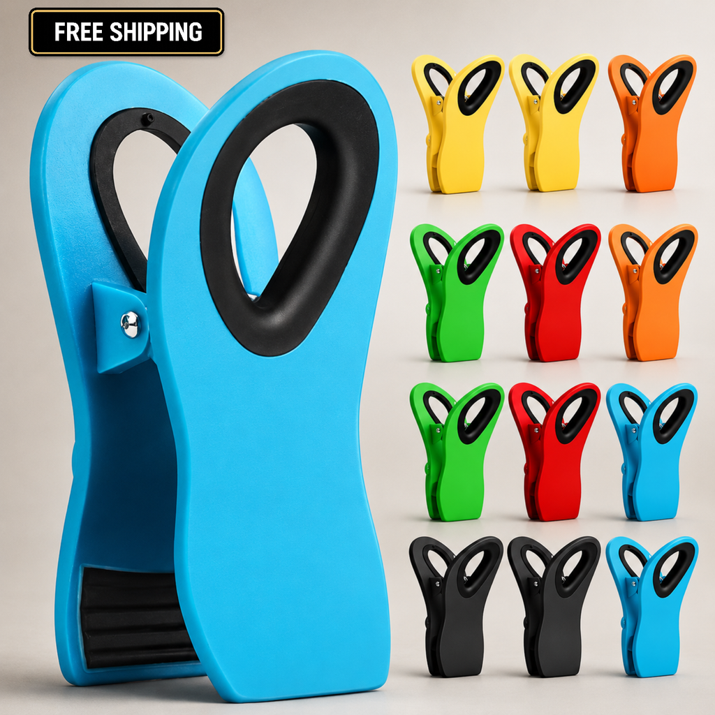 12 Pack Chip Clips Bag Clips, Magnetic Bag Clip for Food Storage Heavy Duty.