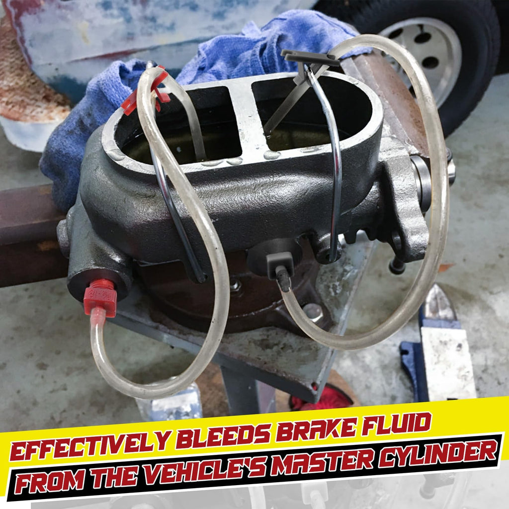 Universal Master Cylinder Brake Bleeder Kit – 20Pc SAE & Metric Fittings