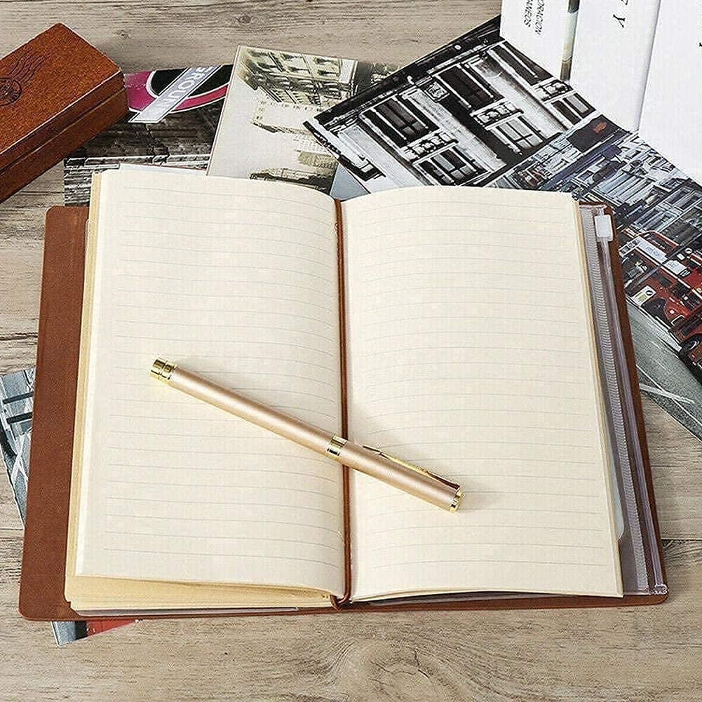 Leather Journal Gift for Wife Refillable Writing Notebook Travel Memory Keepsake