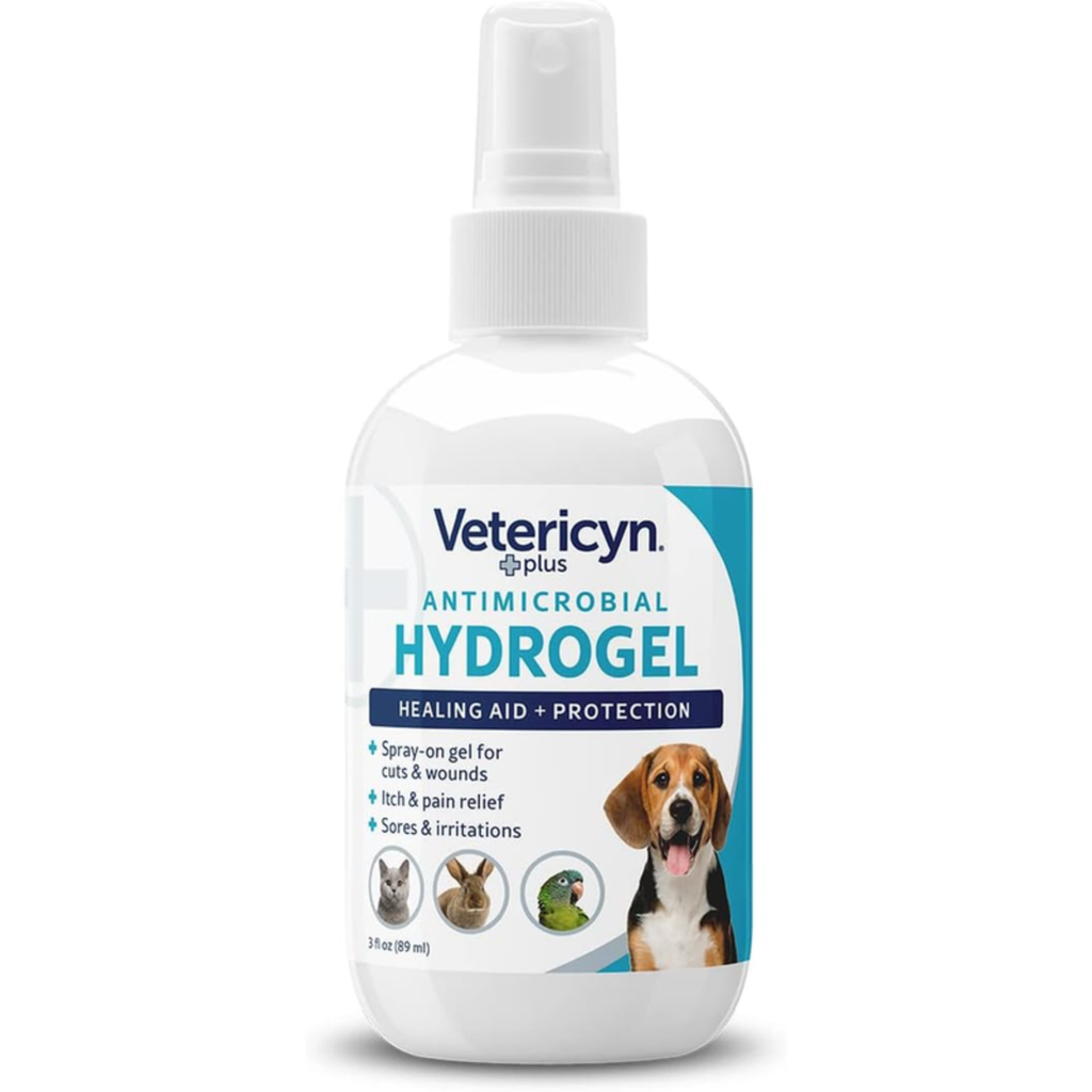 Dog Wound Care Hydrogel Spray 3oz Vetericyn Plus Healing Aid Itchy Skin Relief