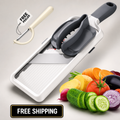 Multi Handheld Mandoline Slicer- Adjustable Stainless Steel Blade Slicer Veggies