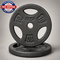 CAP Barbell Standard 1-Inch Grip Weight Plates 10 lbs BLACK, Pack (x2)