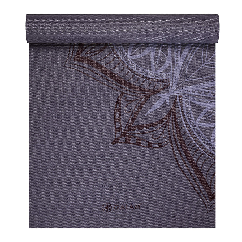 Gaiam Yoga Mat 5mm Non-Slip Yoga Mat 68×24 Exercise Mat for Yoga Pilates Workout