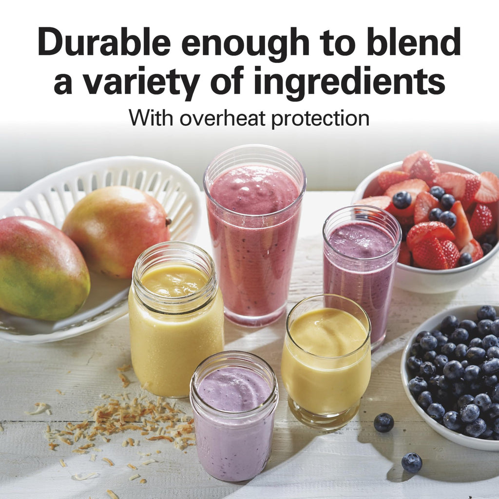 Portable Smoothie Blender 14oz Travel Cup Easy One-Touch Shakes Home Gym Office