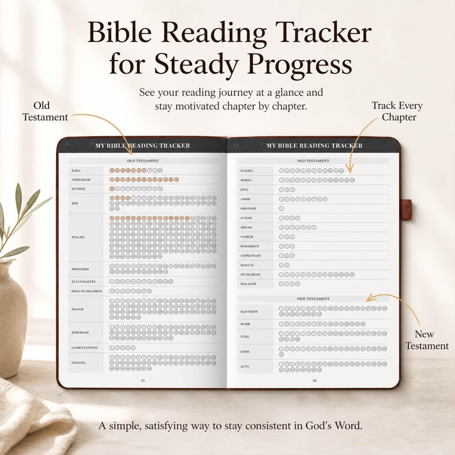 Bible Study Journal Devotional Notebook Prayer Tracker Christian Gift Church