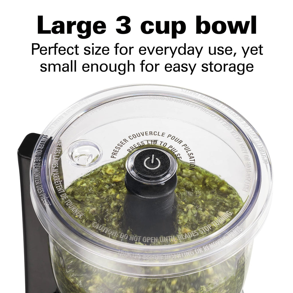 Hamilton Beach Electric Vegetable Chopper & Mini Food Processor 3-Cup, 350 Watts