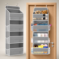 1 Pack Over The Door Organizer, Hanging Storage Organizer with Clear Window.