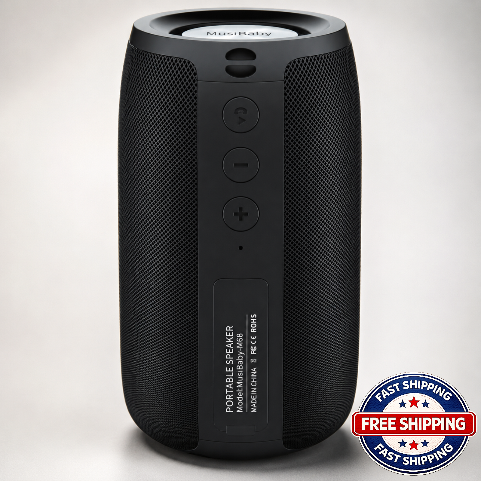 Musibaby M68 Bluetooth Speaker Waterproof Deep Bass 24H Portable Audio