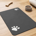 PADOOR Absorbent Pet Feeding Mat for Dog Food Water Bowl Quick Dry Easy Clean