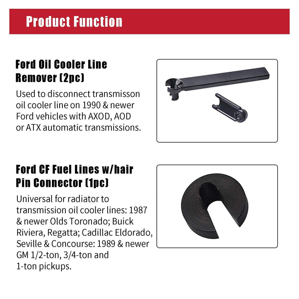 Master Fuel Air Conditioning Line Disconnect Set Transmission A/C & Oil Lines